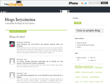 Tablet Screenshot of blogs.hoycinema.com